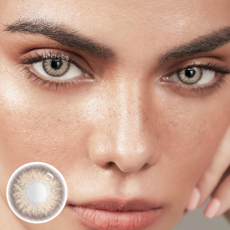 MYEYEBB Rime Brown Kontaktlinsen mit Sehstärke und Farbe - image 2