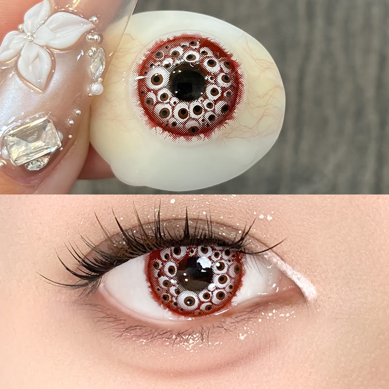 MYEYEBB Inferno Eyes Rote Cosplay Farbige Kontaktlinsen für 1 Tag - image 4