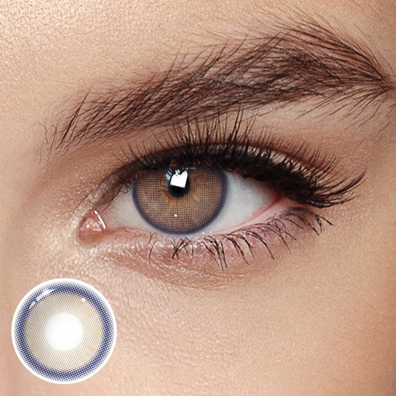 MYEYEBB Neala Brown Prescriptions-Farbkontaktlinsen - Sweet   Sour Brown - -8,00 - FB448_BN - image 1