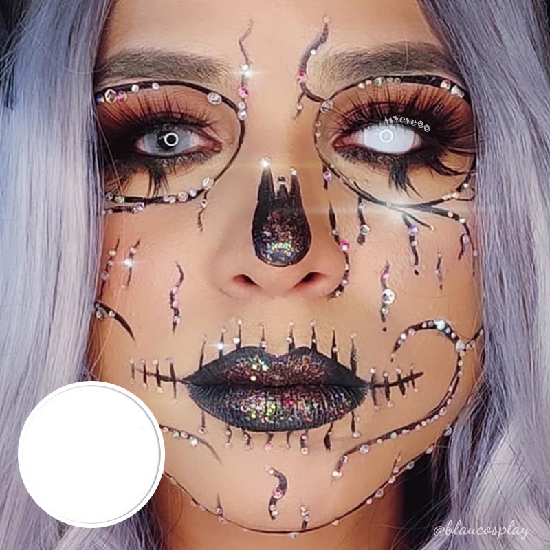 MYEYEBB Blind Mini Sclera White Out Cosplay Farbige Kontaktlinsen - image 6