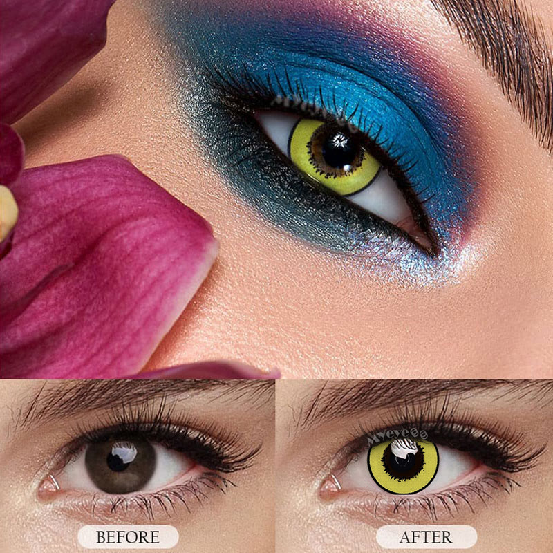 MYEYEBB Elements Yellow Rezept Cosplay Farbige Kontaktlinsen - image 6