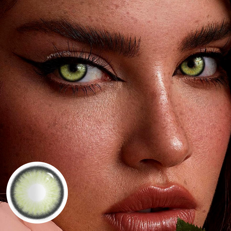 MYEYEBB Norko grüne verschreibungspflichtige getönte Kontaktlinsen - image 2