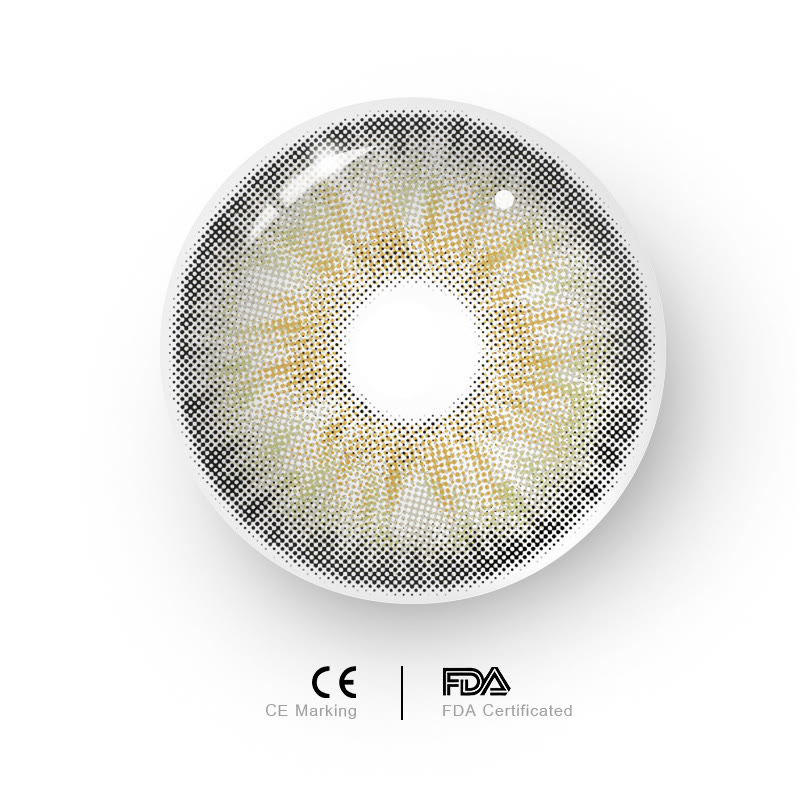 MYEYEBB Pro Halo Iris Braune Farbige Kontaktlinsen - image 6