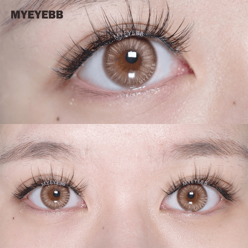 MYEYEBB Y2K Boho Braunfarbene Kontaktlinsen mit Sehschärfenkorrektur - image 6