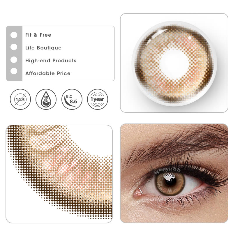 MYEYEBB Viva Brown Farbige Kontaktlinsen mit Sehstärke - image 4