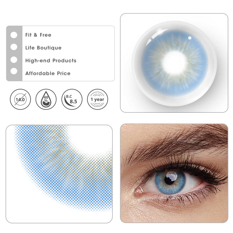 MYEYEBB Sin Blue Prescription Coloured Contact Lenses - image 9