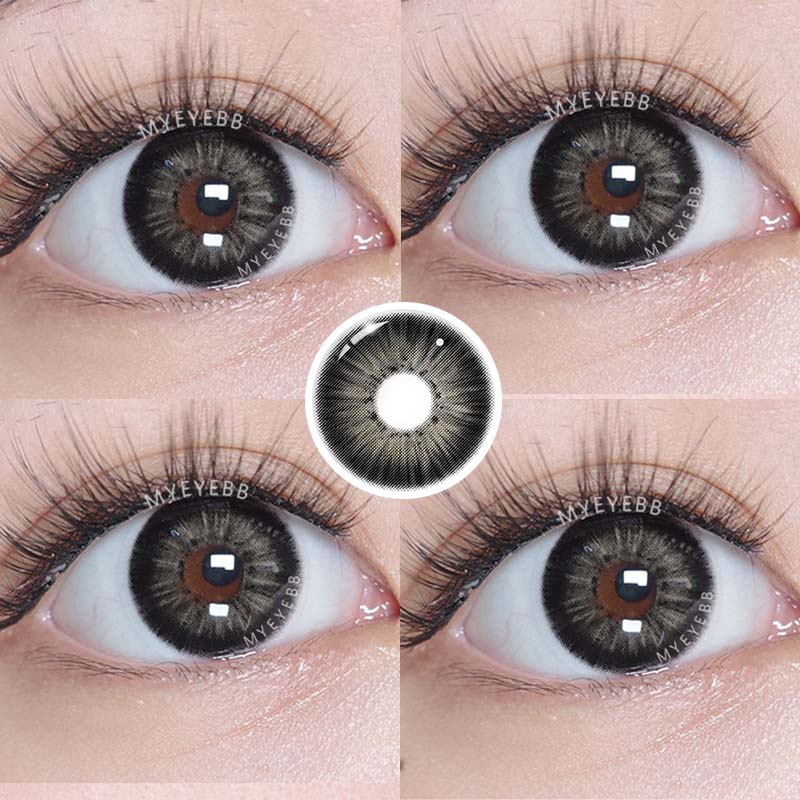 MYEYEBB New York III Schwarze Kontaktlinsen mit Sehstärke und Farbe - image 4