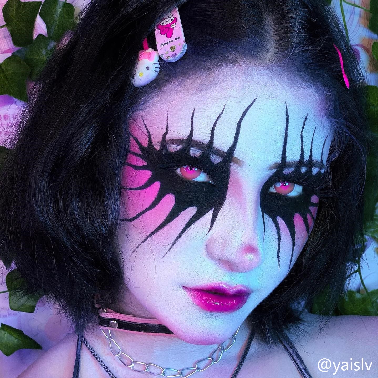 MYEYEBB Blind Cloud Rim Pink Prescription Cosplay farbige Kontaktlinsen - image 4