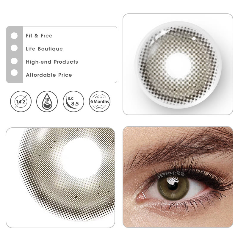 MYEYEBB Dusty Olive Farbige Kontaktlinsen mit Sehstärke | 6 Monate - image 10