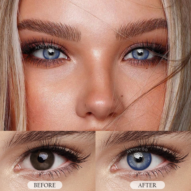 MYEYEBB Dolly Blue verschreibungspflichtige farbige Kontaktlinsen - image 5