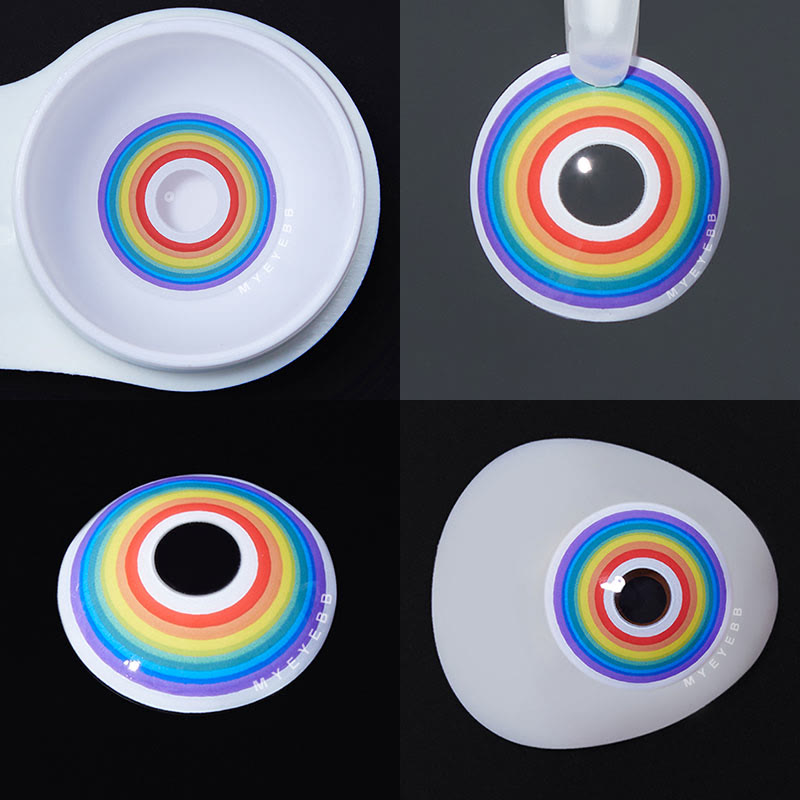 MYEYEBB Circle Rainbow verschreibungspflichtige farbige Kontaktlinsen für Cosplay - image 7
