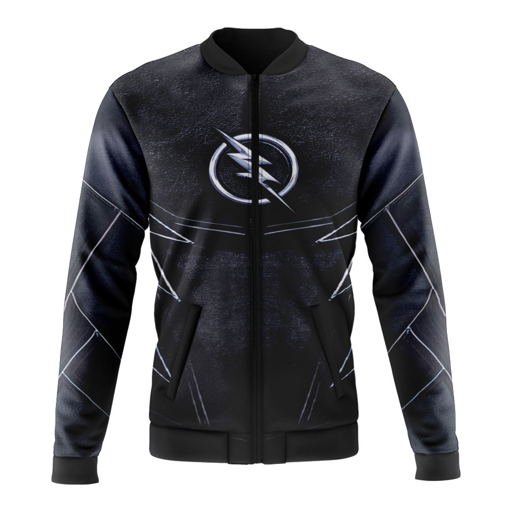 Black Flash Superhero Bomber Jacket