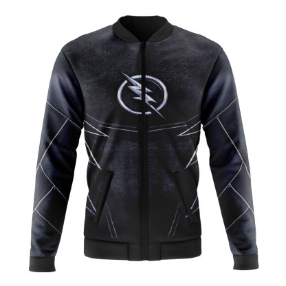 Black Flash Superhero Bomber Jacket