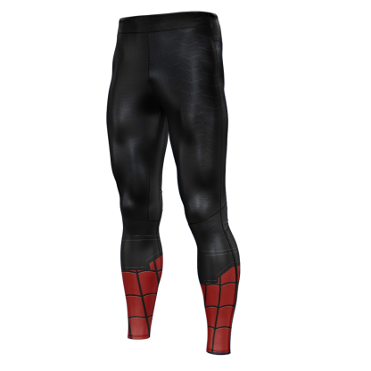 Spider Man Pattern Compression Leggings Pants