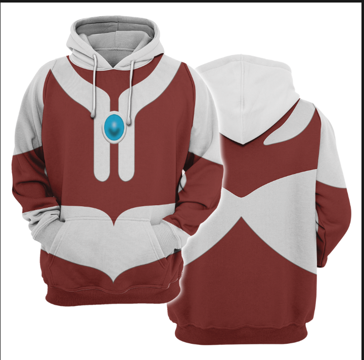 Crimson Pearl Galactic Hero Hoodie