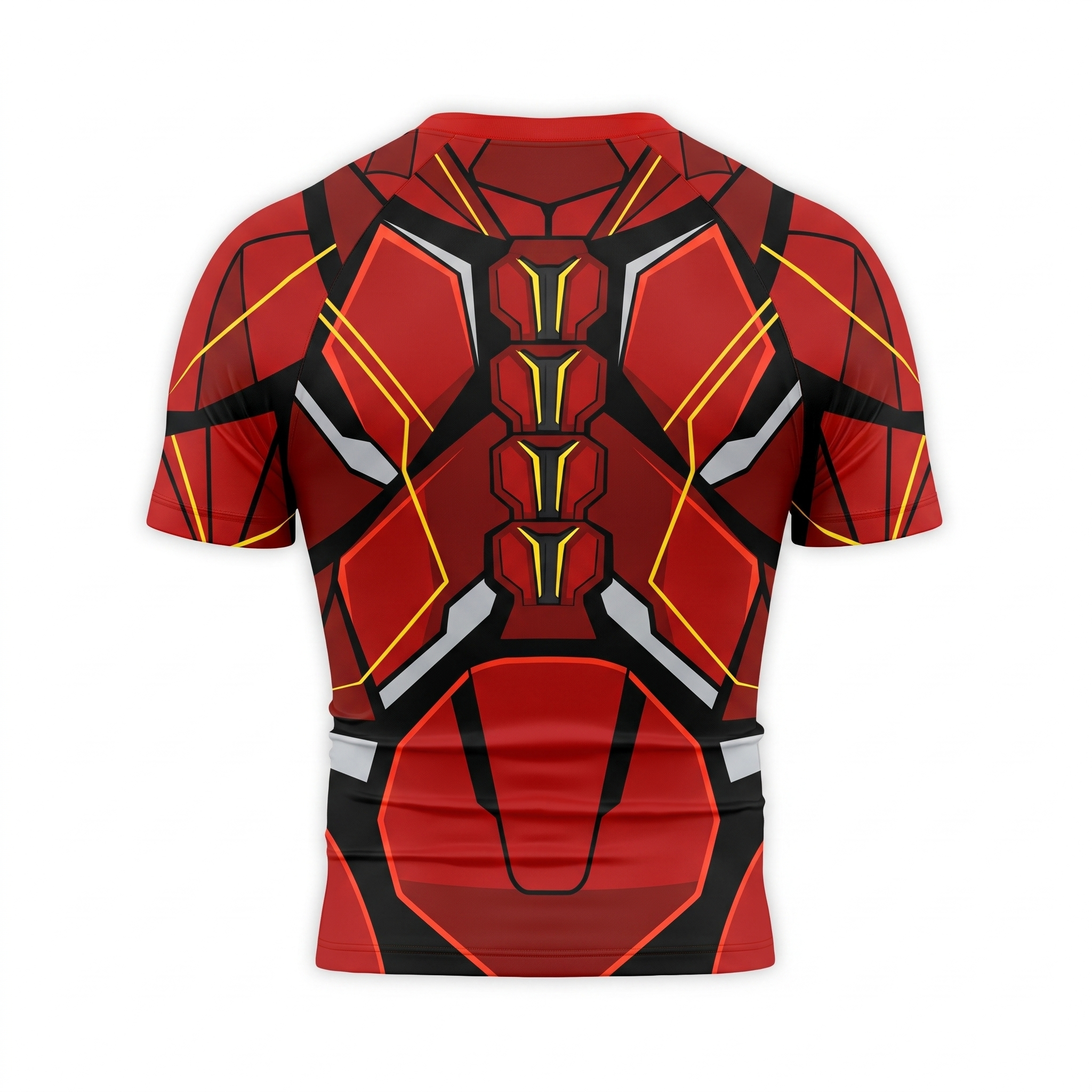 The Flash Barry Allen Superhero Central City Pulse Vectors Crimson Onyx Long Sleeve Compression Shirt
