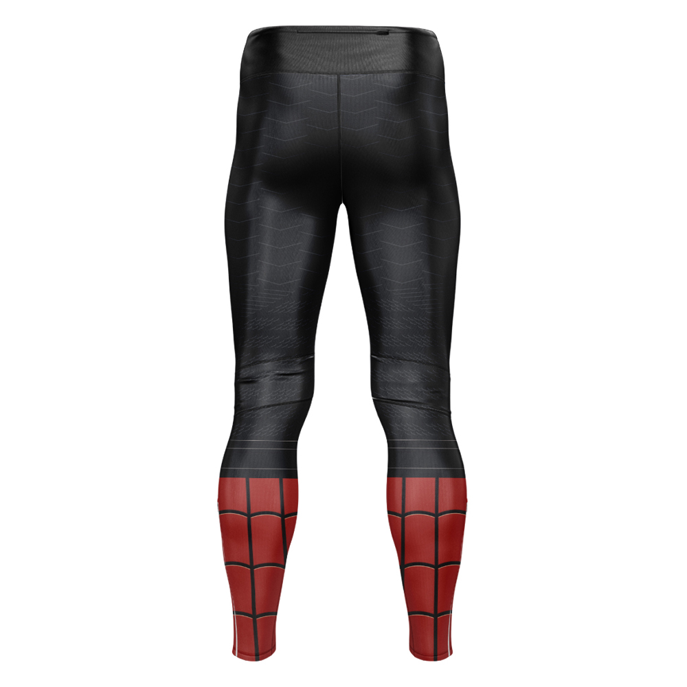 Spider Man Pattern Compression Leggings Pants