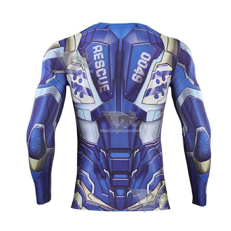 2019 Avengers 4 Tony Stark Long Sleeve Compression Shirt