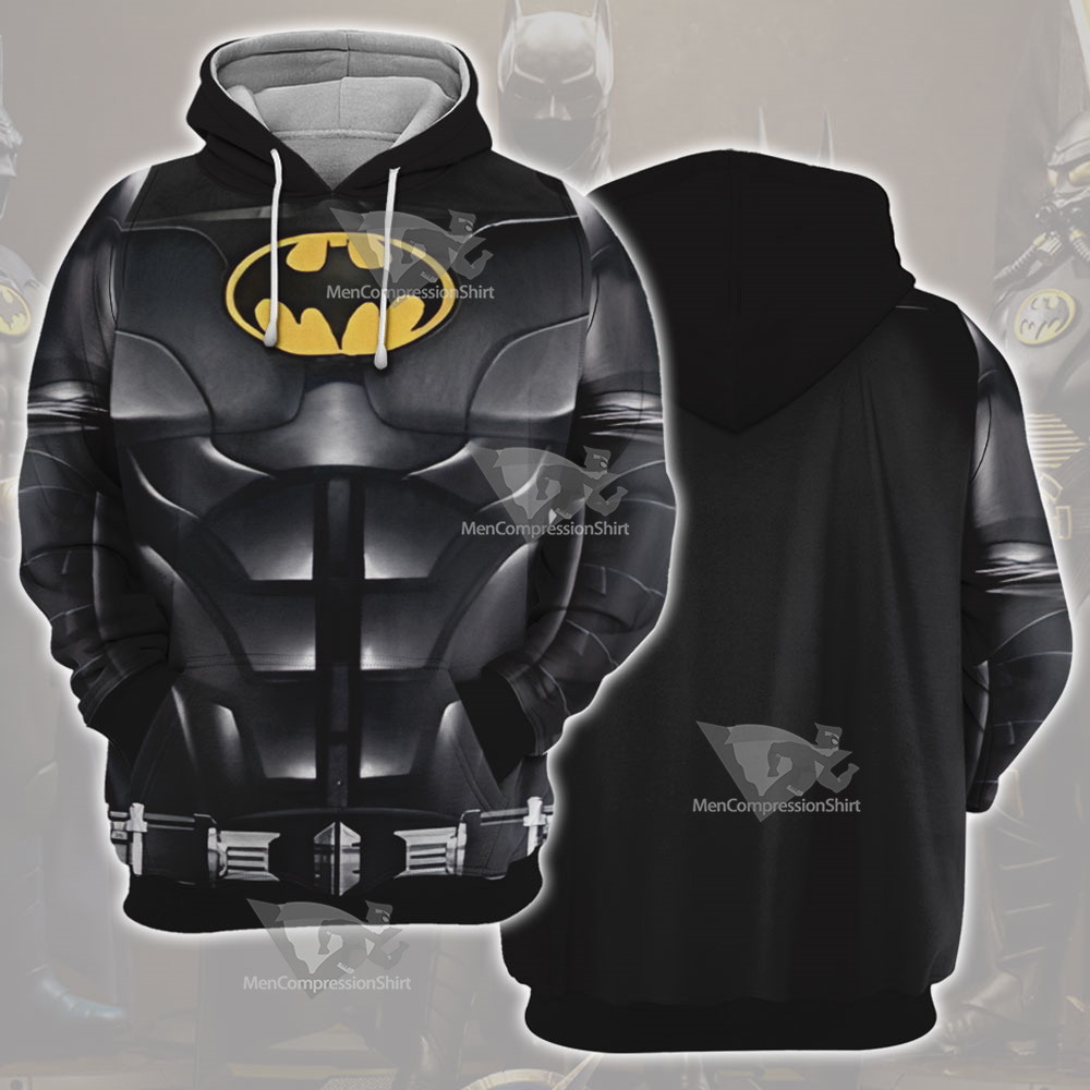 2023 The Flash Batman Michael Keaton Cosplay Hoodie