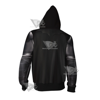 2023 The Flash Batman Michael Keaton Cosplay Zip Up Hoodie