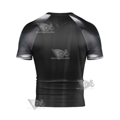 2023 The Flash Batman Michael Keaton Short Sleeve Compression Shirt