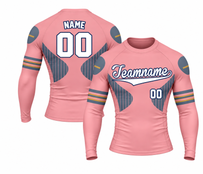 [codex-image5:251:6b811547bd09] Teamname / NAME 00 customization preview for Strike Red Customizable Long Sleeve Compression Shirt