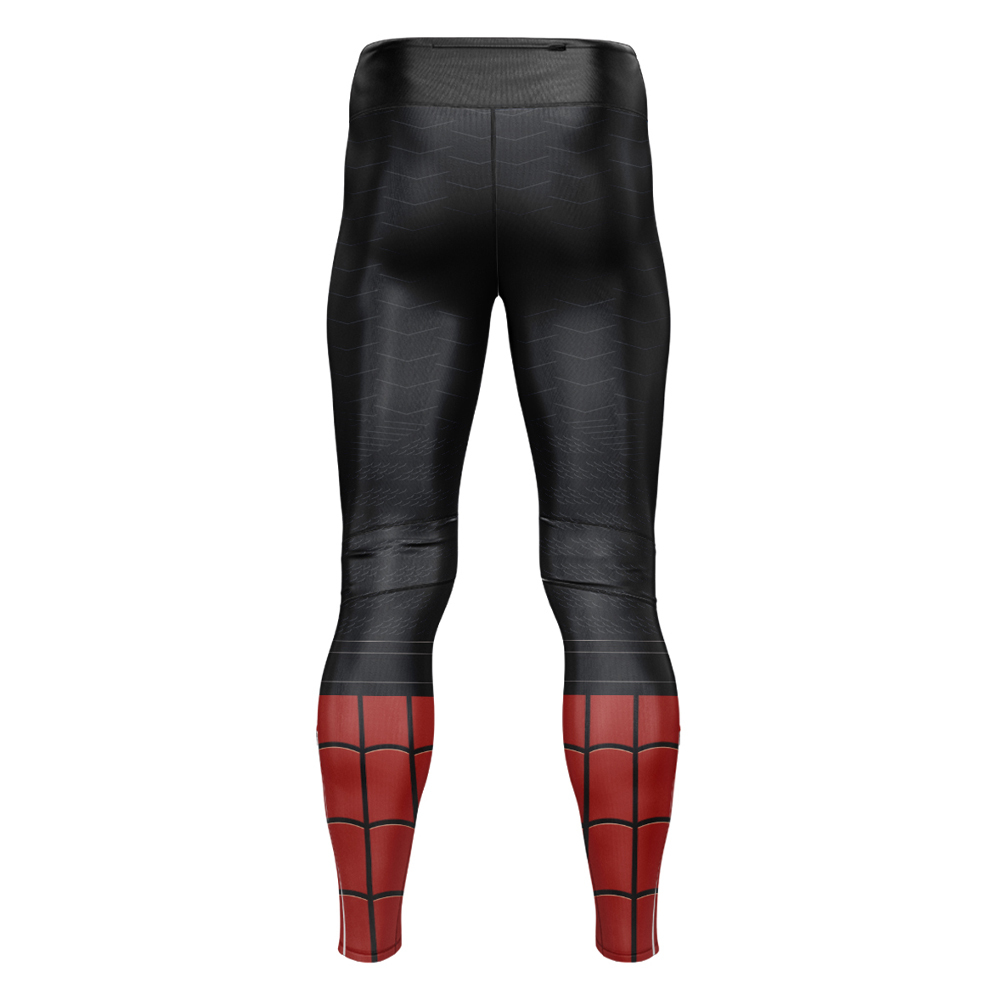 Spider Man Pattern Compression Leggings Pants