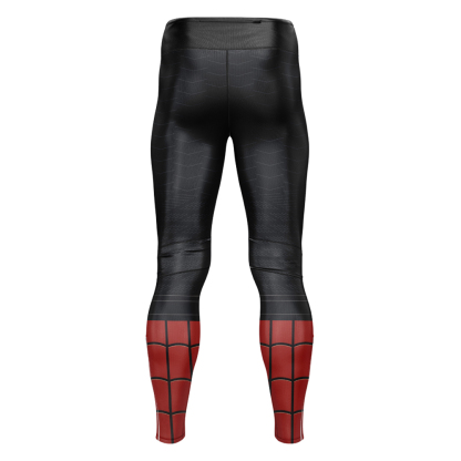 Spider Man Pattern Compression Leggings Pants