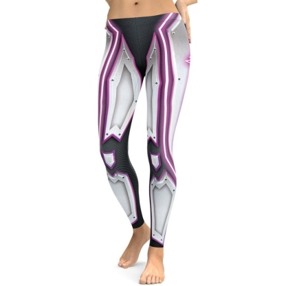 3D Cyborg lady Compression Legging