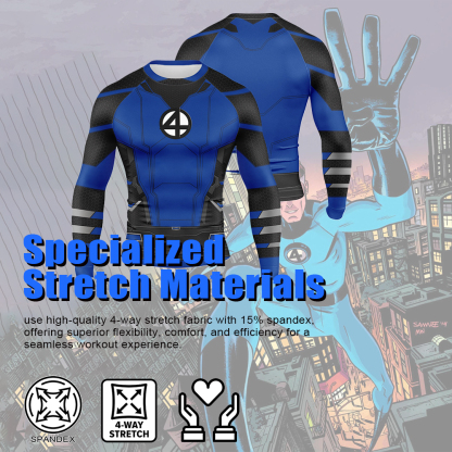Doctor Strange Four Reed Richards Long Sleeve Compression Shirt