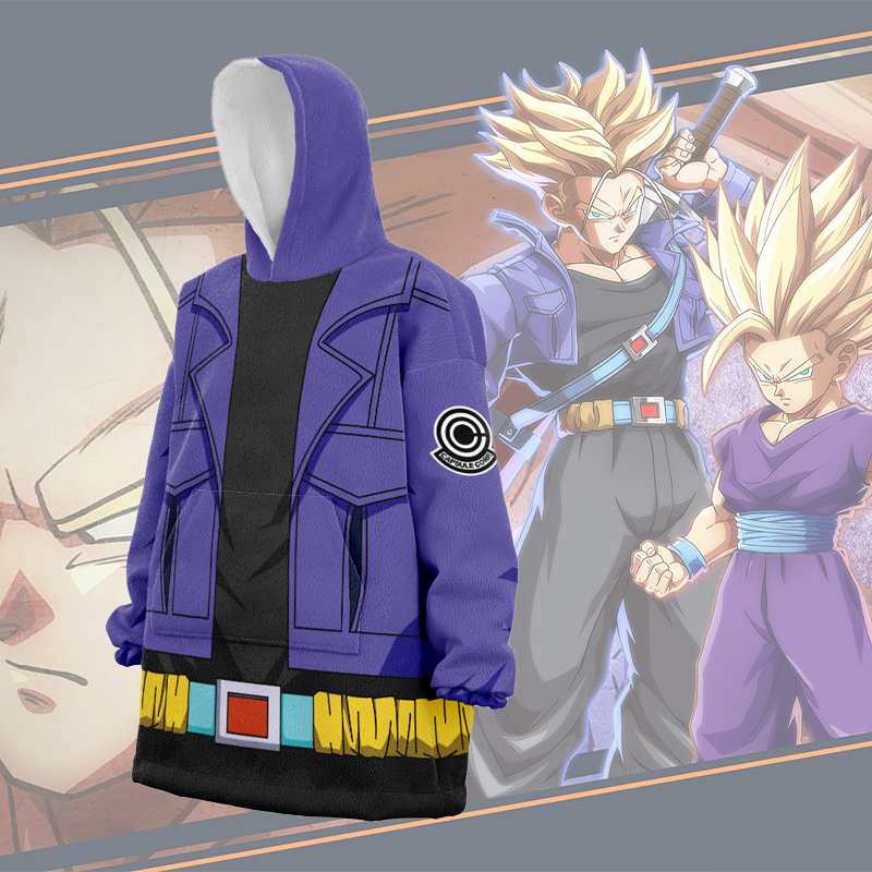 Dragon Ball Z Future Trunks Snug Oversized Blanket Hoodie