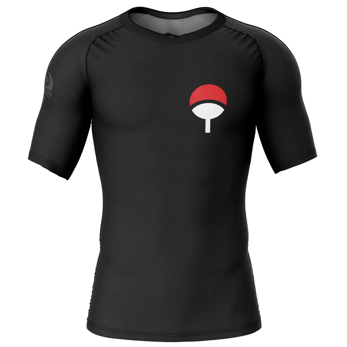Hot Anime Character Balck Short Sleeve Rash Guard
