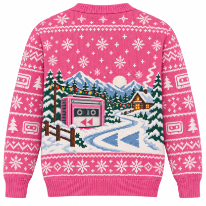 [popular-sweater:PX-15-14:back] Rewind To Christmas Ugly Christmas Sweatshirt - Back view