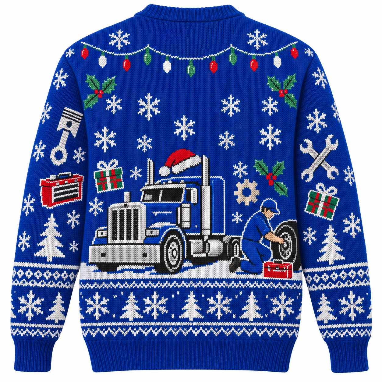 [popular-sweater:PX-20-08:back] Diesel Christmas Ugly Christmas Sweatshirt - Back view