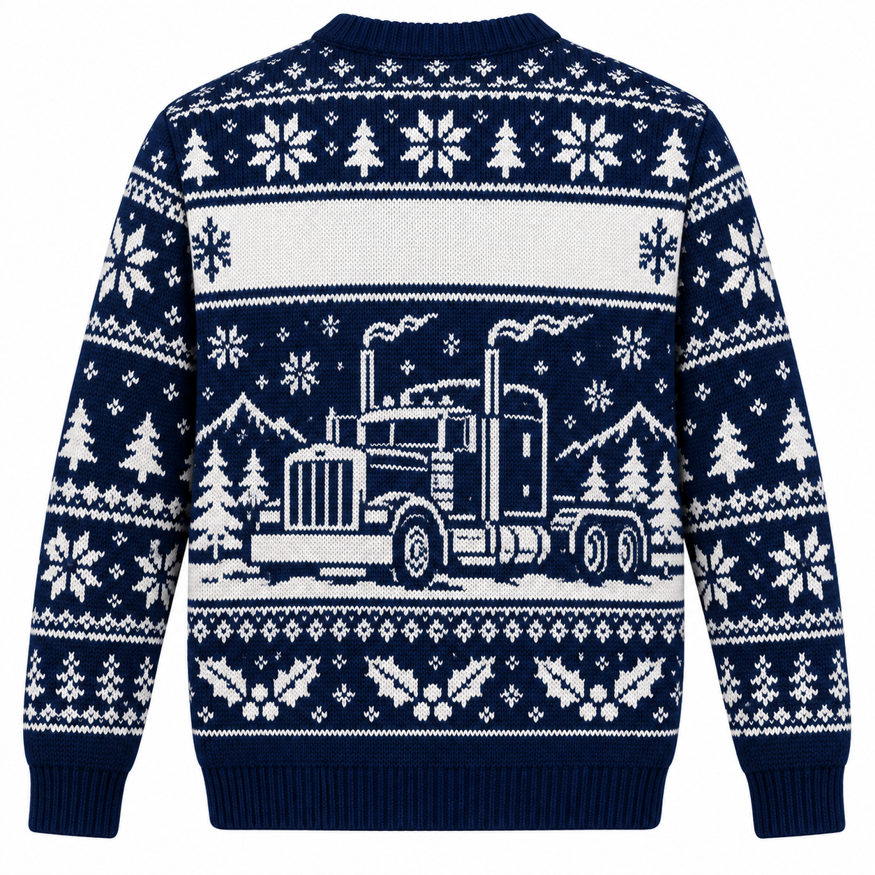 [popular-sweater:PX-20-11:back] Hot Rod Christmas Ugly Christmas Sweatshirt - Back view