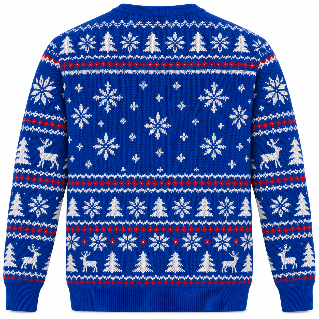 [popular-sweater:PX-20-16:back] Pickup Truck Christmas Ugly Christmas Sweatshirt - Back view