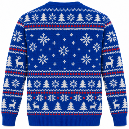 [popular-sweater:PX-20-16:back] Pickup Truck Christmas Ugly Christmas Sweatshirt - Back view