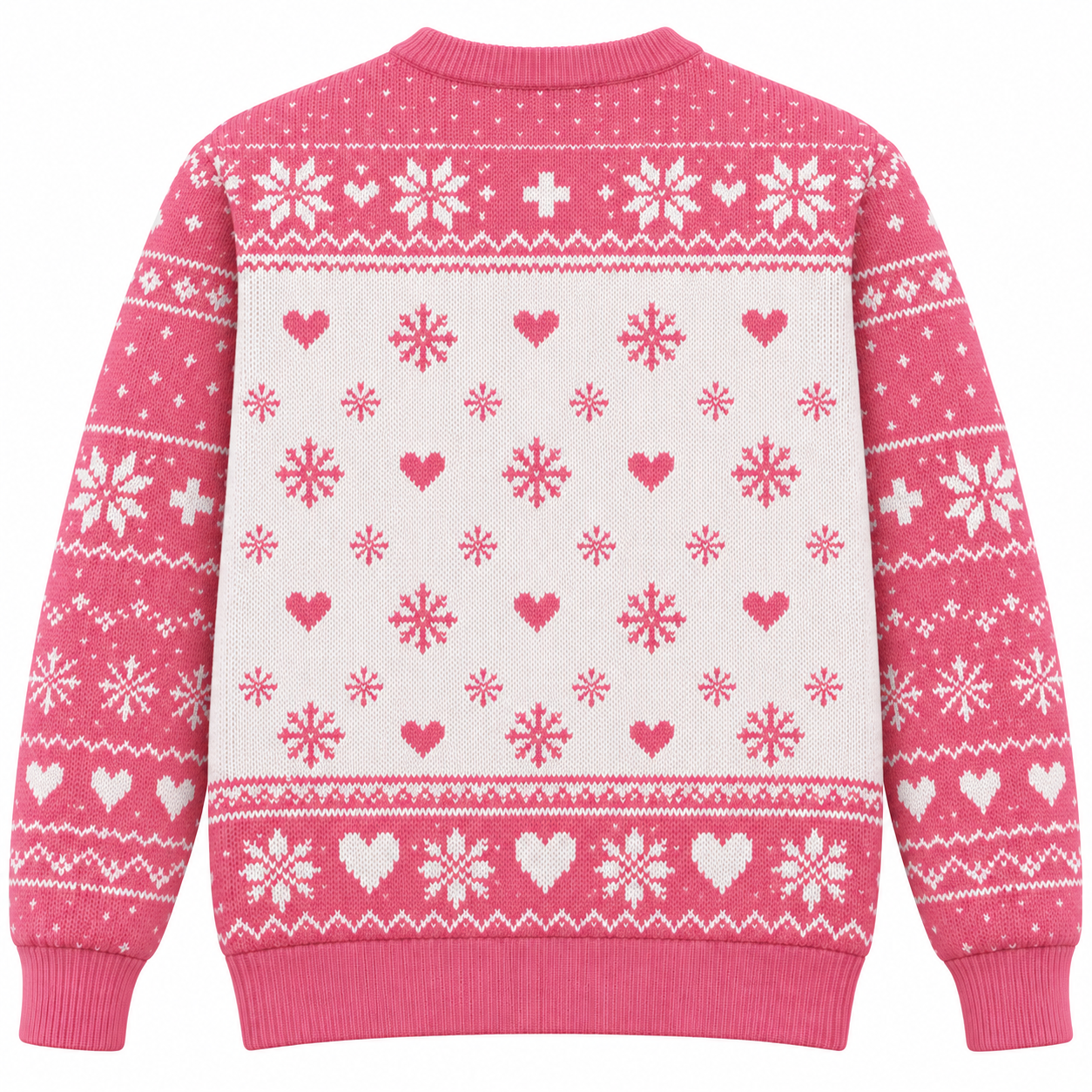 [popular-sweater:PX-21-06:back] Bandage Christmas Tree Ugly Christmas Sweatshirt - Back view