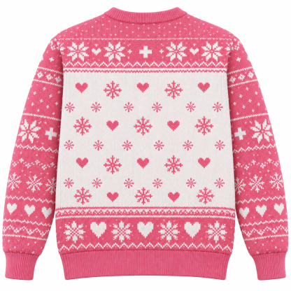 [popular-sweater:PX-21-06:back] Bandage Christmas Tree Ugly Christmas Sweatshirt - Back view