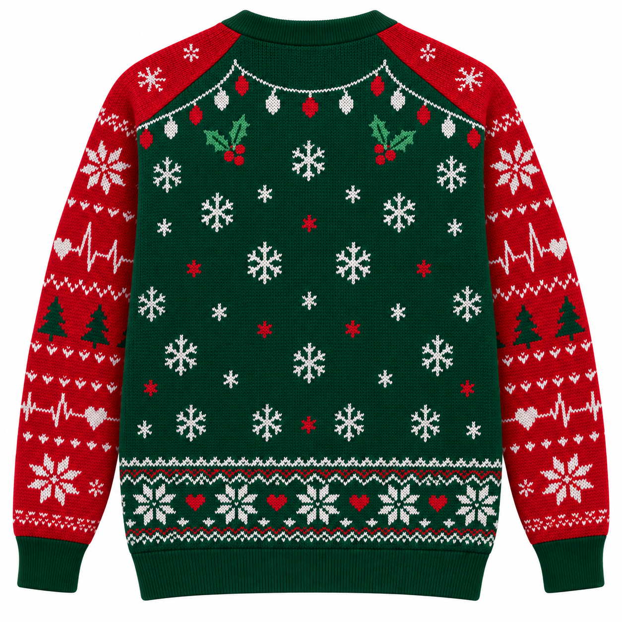 [popular-sweater:PX-21-13:back] RN Christmas Ugly Christmas Sweatshirt - Back view