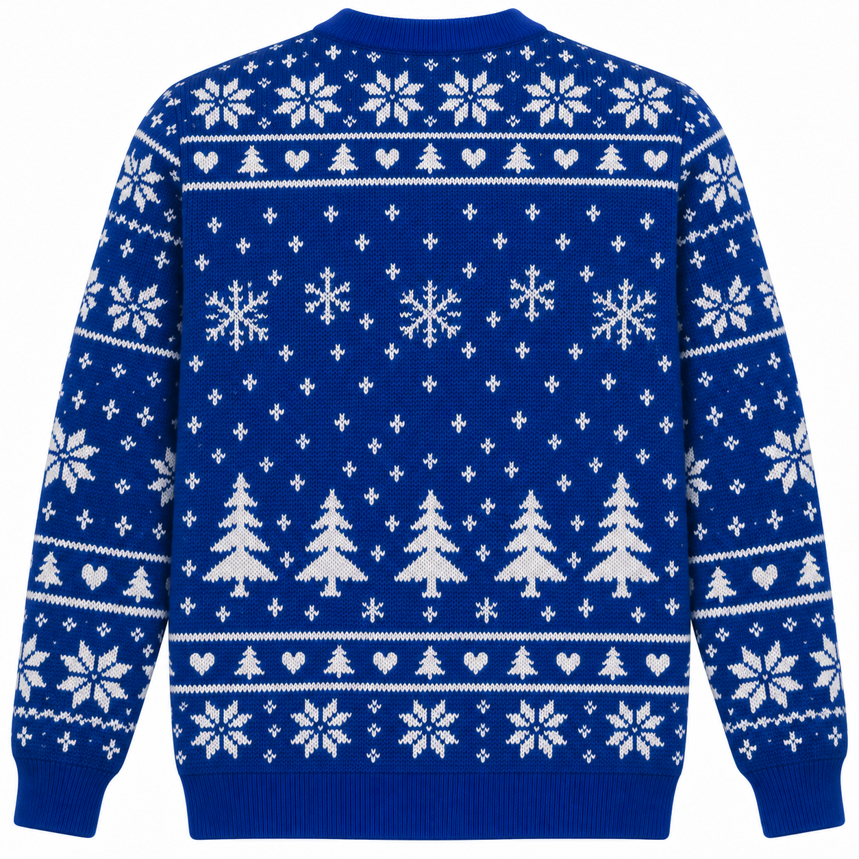 [popular-sweater:PX-21-16:back] ICU Christmas Crew Ugly Christmas Sweatshirt - Back view