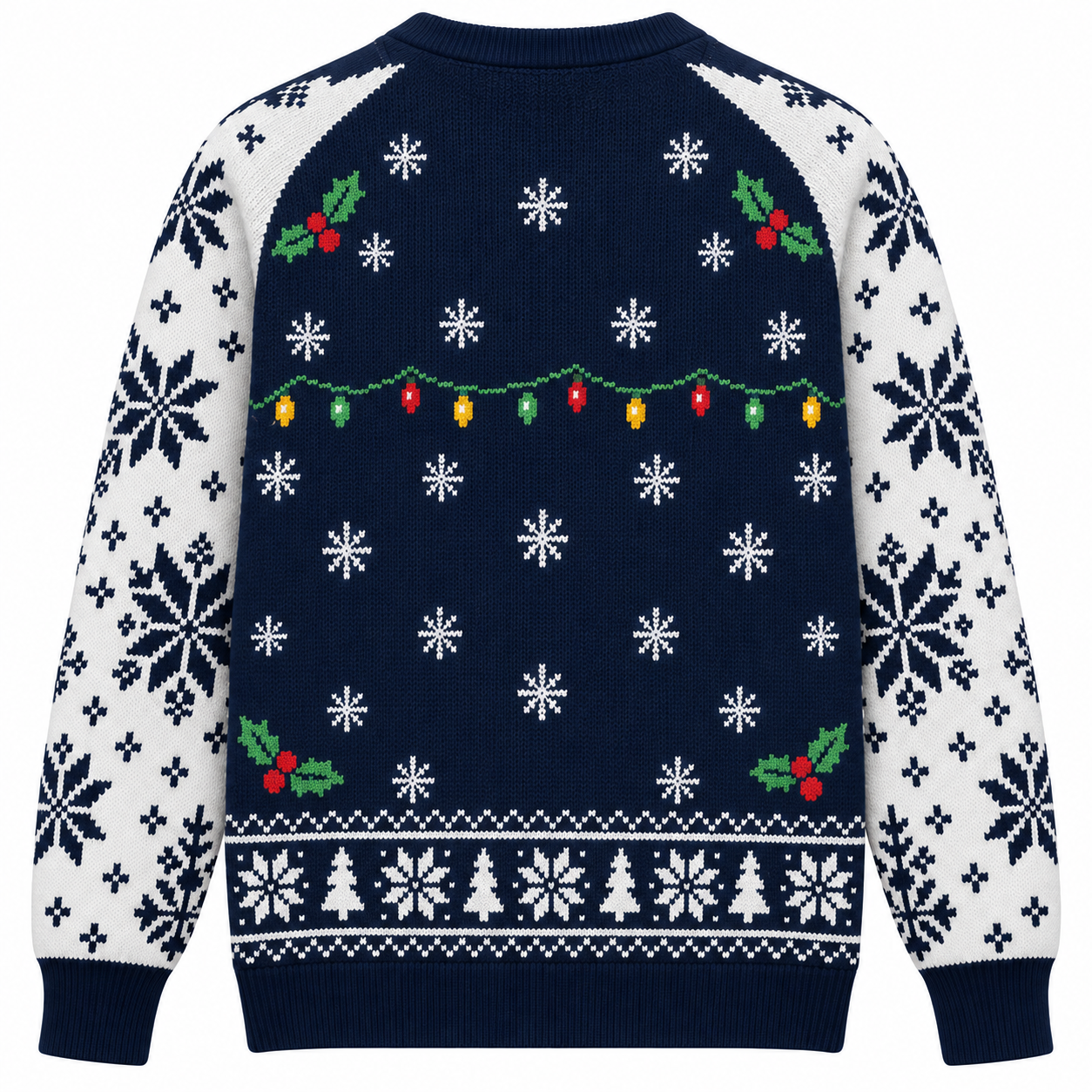 [popular-sweater:PX-22-03:back] Merry Teachmas Ugly Christmas Sweatshirt - Back view