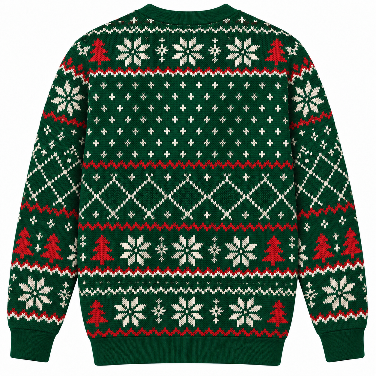 [popular-sweater:PX-22-05:back] Deadline Christmas Ugly Christmas Sweatshirt - Back view
