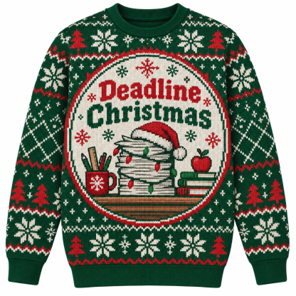[popular-sweater:PX-22-05:front] Deadline Christmas Ugly Christmas Sweatshirt - Front view