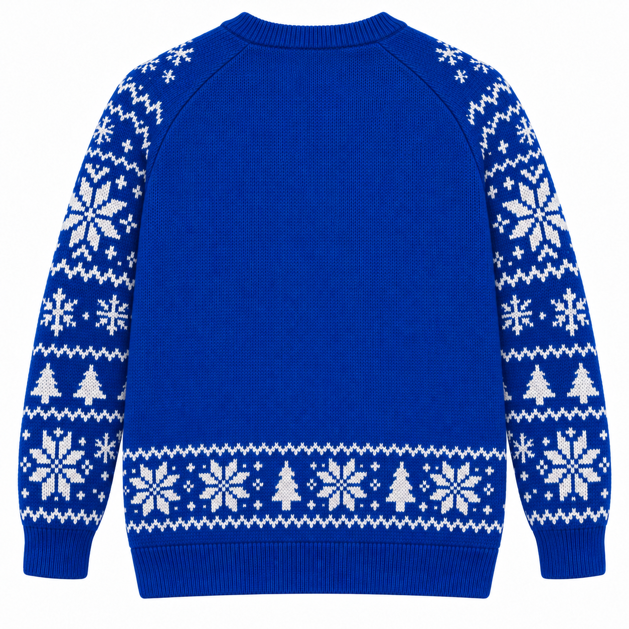[popular-sweater:PX-22-08:back] Elf Help Desk Ugly Christmas Sweatshirt - Back view