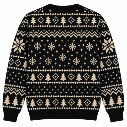 [popular-sweater:PX-22-10:back] This Meeting Could Have Been Christmas Ugly Christmas Sweatshirt - Back view