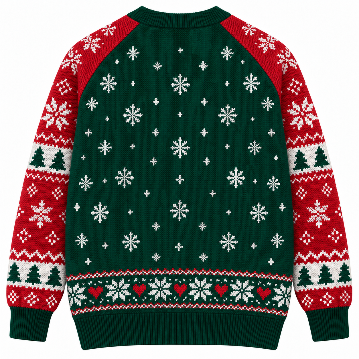 [popular-sweater:PX-22-13:back] School Bus Christmas Ugly Christmas Sweatshirt - Back view