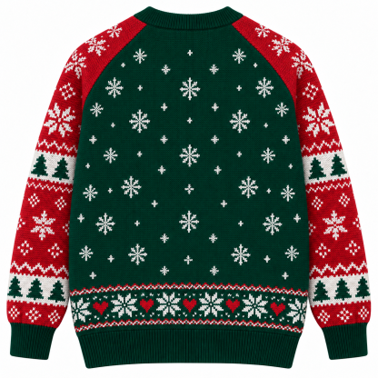 [popular-sweater:PX-22-13:back] School Bus Christmas Ugly Christmas Sweatshirt - Back view