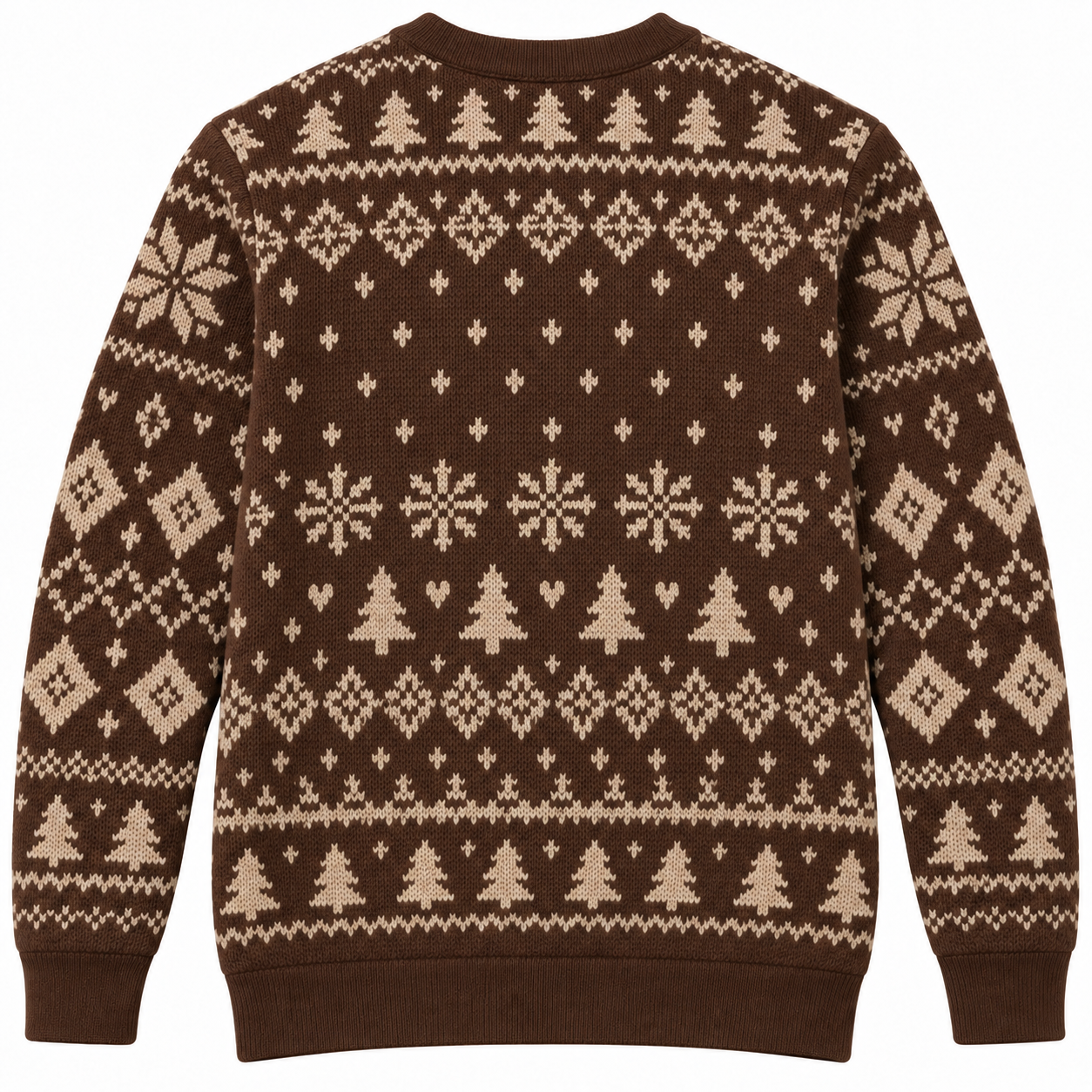 [popular-sweater:PX-22-15:back] Crayon Christmas Ugly Christmas Sweatshirt - Back view