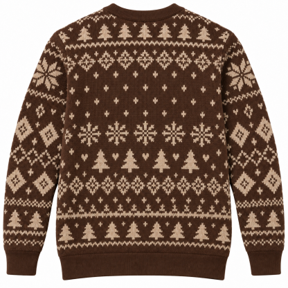 [popular-sweater:PX-22-15:back] Crayon Christmas Ugly Christmas Sweatshirt - Back view